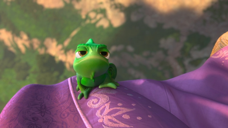 Rapunzel, 1080P, chameleon, Pascal