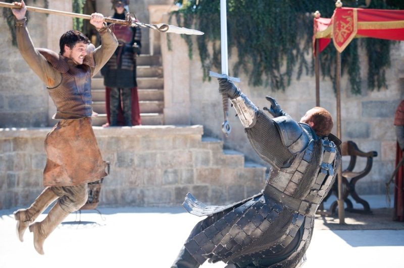 Game Of Thrones, full length, clothing, Gregor Clegane, limb, human limb, human body part, human arm, winter, young adult, day, holding, animal wildlife