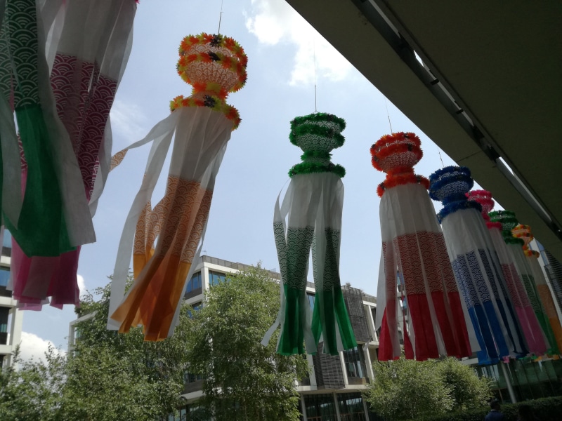 human representation, decoration, nature, art and craft, architecture, design, via tortona, italy, hanging, 4K, lantern, sky, belief, outdoors, no people