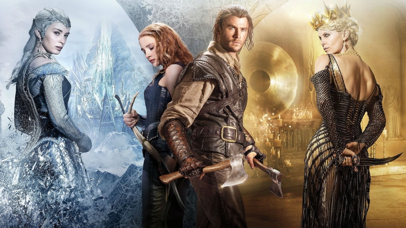 brothers, action, adventure, winters, drama, white, snow, 2K, poster, fairy, war, huntsman, disney, fantasy, grimm