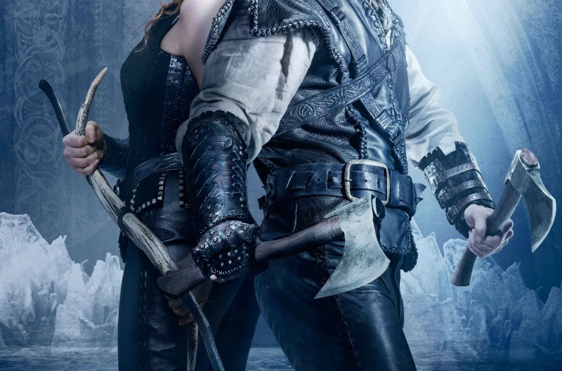 fantasy, drama, adventure, huntsman, brothers, poster, action, snow, winters, white, 1080P, disney, war, grimm, fairy