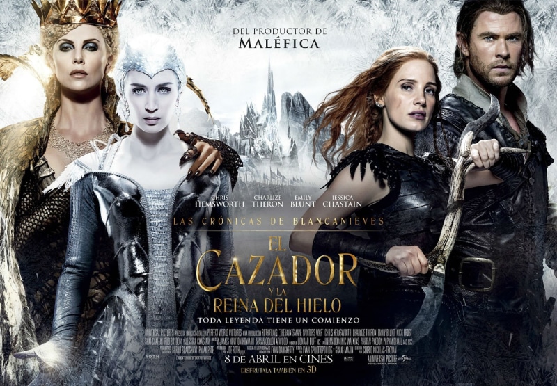 white, winters, 1080P, drama, fairy, fantasy, brothers, grimm, war, snow, huntsman, poster, disney, action, adventure