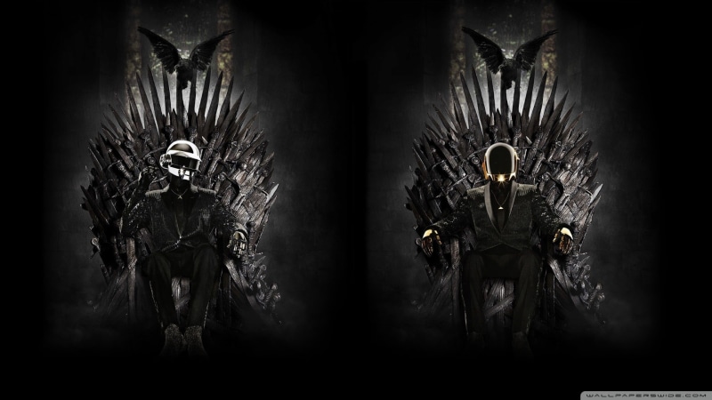 Daft Punk, Game of Thrones, music, 1080P, Iron Throne