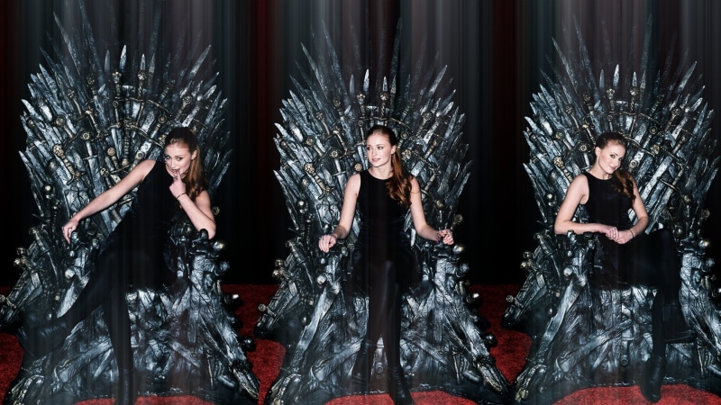 1080P, Sansa Stark, Game Of Thrones, Sophie Turner, Iron Throne