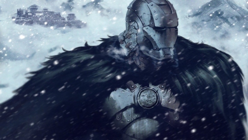 winter, blizzard, one person, environment, cold temperature, digital composite, extreme weather, 1080P, adult, snowing, nature, storm, beard, game of thrones iron man crossover snow house stark