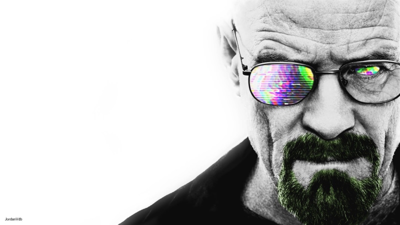 1080P, Breaking Bad, solid color, Bryan Cranston, Walter White, Photoshop