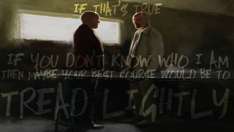 1080P, Heisenberg, indoors, full length, cooperation, architecture, graffiti, s, business, gray, communication, talking, zip, business person, Bryan Cranston
