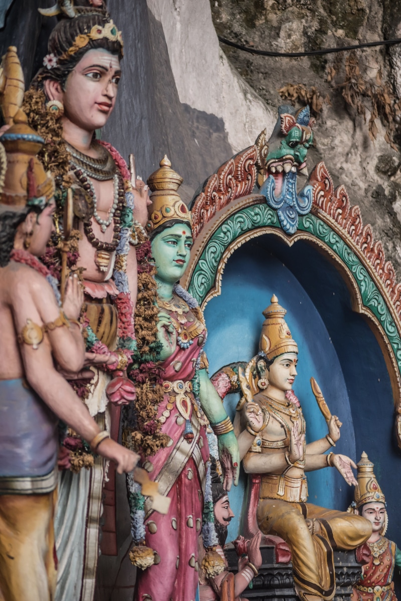 sculpture, creativity, no people, statue, kuala lumpur, spirituality, art and craft, malaysia, holy, hinduism, religious icon, female likeness, religion