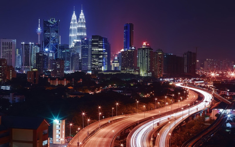malaysia, desktop, lumpur, kuala, hd, 1080P, night