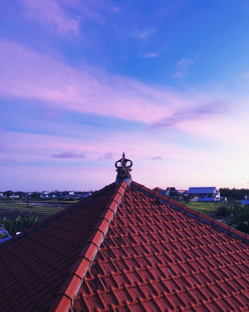 clouds, building, building exterior, roof, real people, people, built structure, buildings, 2K, sunset, outdoors, nature, grass, sky, roof tile, direction