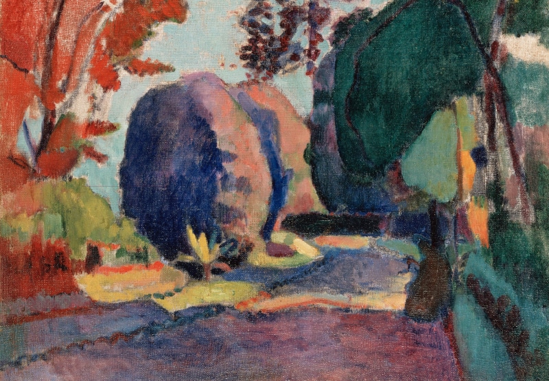 landscape, 4K, picture, Henri Matisse, Luxembourg gardens