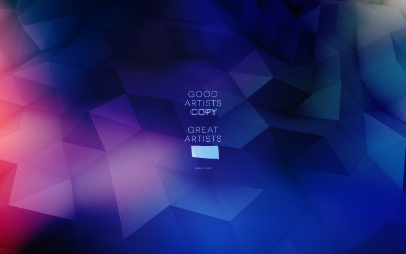 Popular quotes, artists, 2K, Great artists steal, copy, HD, Good artists copy, Pablo Picasso, good, Retina, text