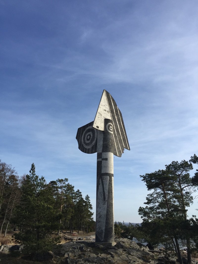 cloud - sky, tranquility, growth, architecture, plant, nature, sign, tree, sweden, communication, pablo picasso, history, the past, art, 2K, picasso sculpture