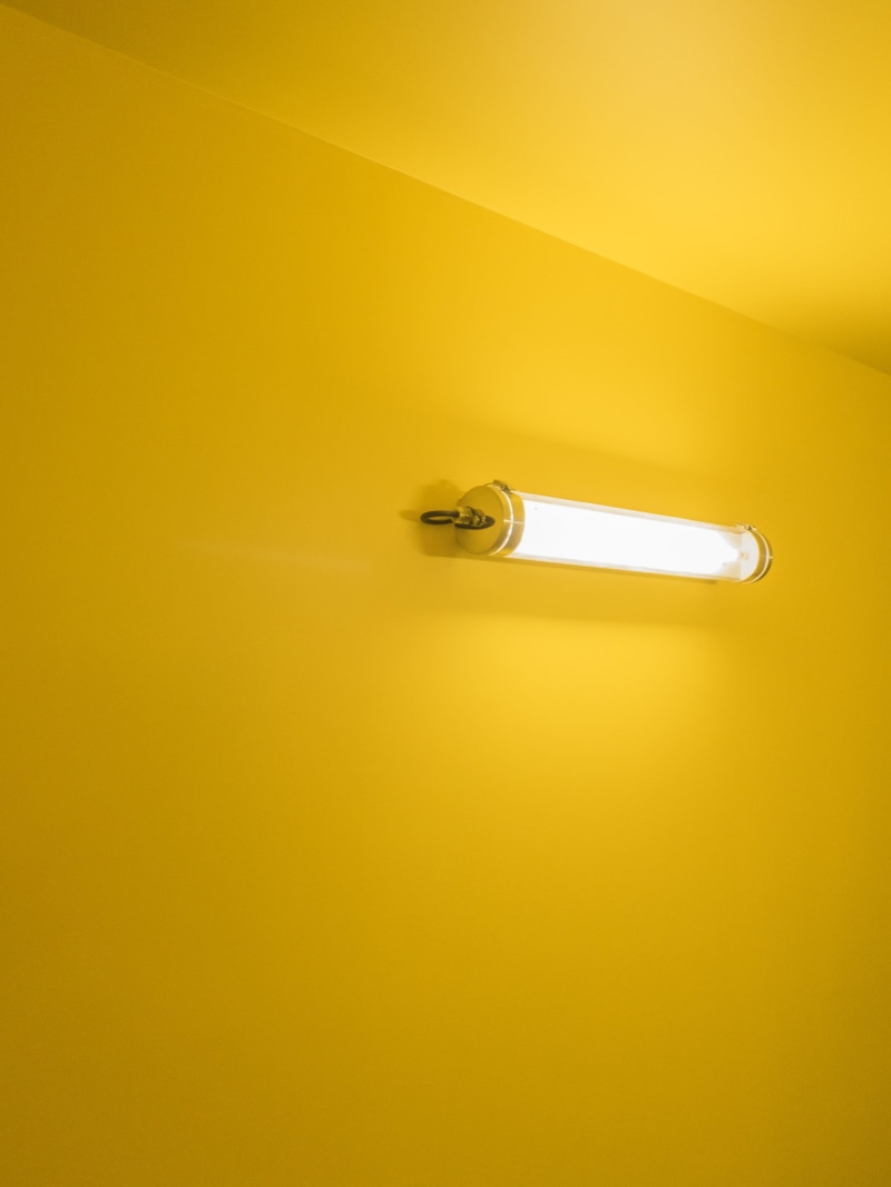 corner, shelf, spice, ceiling, 14 mail pablo picasso, led, wall clock, lighting, fluorescent light, glowing, electric lamp, no people, pottery, communication