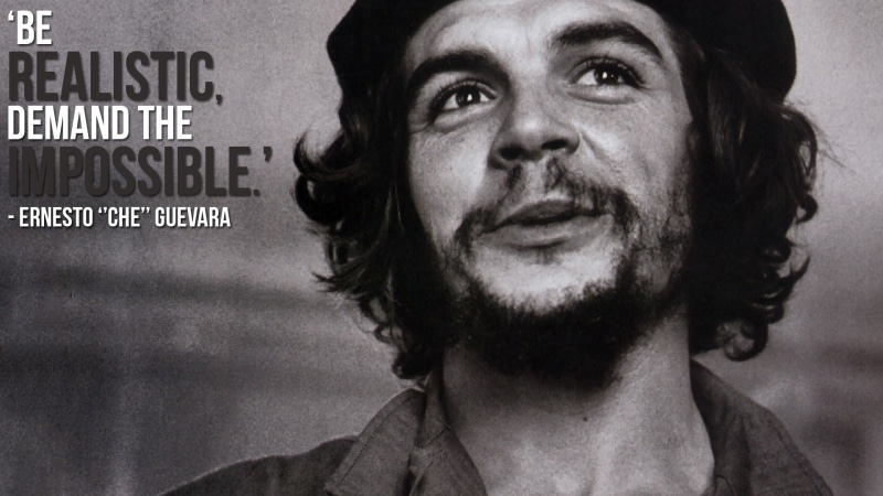 face, Guevara, Che, anarchy, 1080P, Impossible, Realistic, b, w