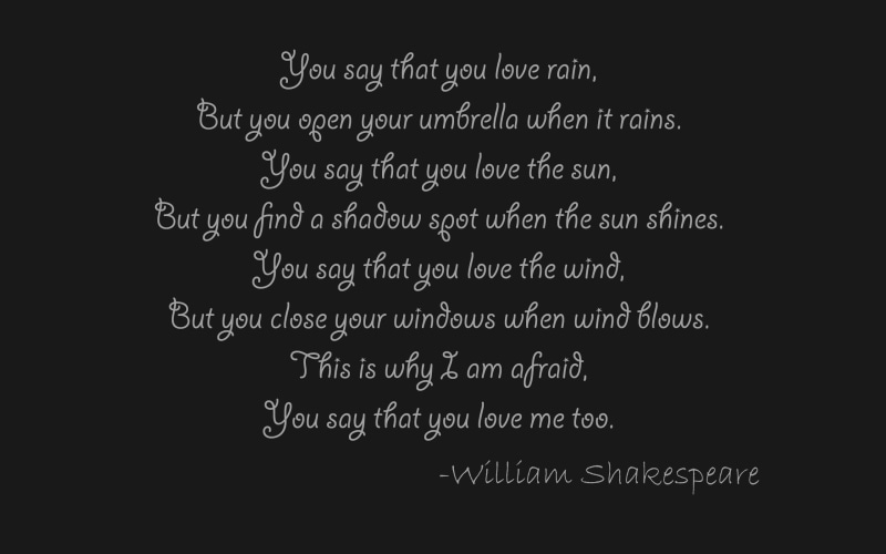 shakespeare, 2K, william, quotes, afraid