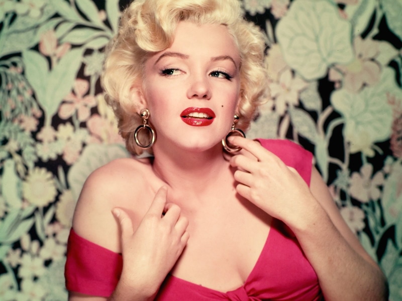 Marilyn Monroe, portrait, young women, one person, headshot, Blonde, American, glamour, adult, Girl, Earrings, young adult, fashion model, blond hair, make-up