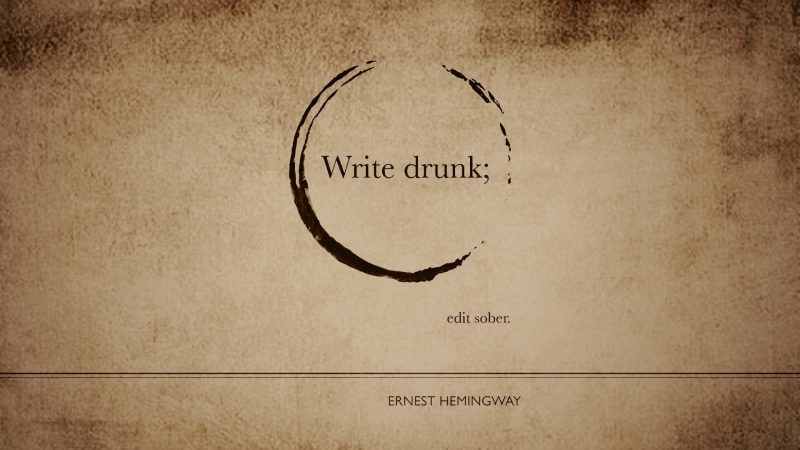 old, backgrounds, Ernest Hemingway, positive emotion, misattributed quotes, letter, western script, dirty, copy space, vignette, dirt, retro styled, communication