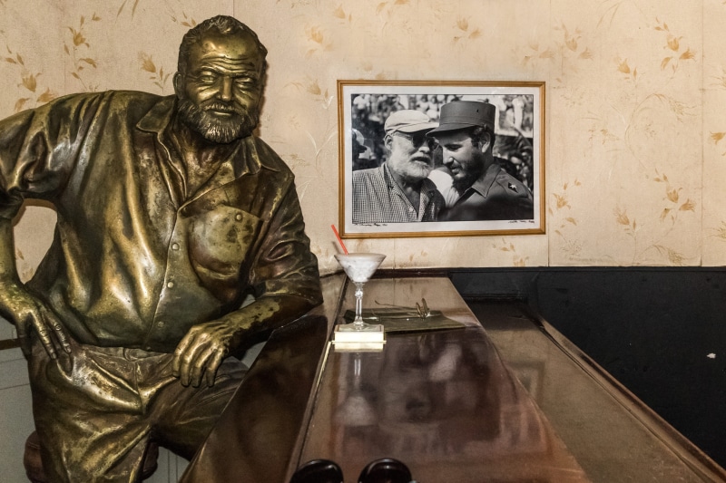 ernest hemingway, representation, spirituality, statue, the past, history, museum, human representation, daiquirí, art and craft, travel destinations, memorial