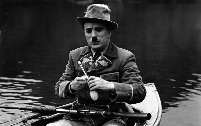 2K, Charlie Chaplin, film stills, monochrome