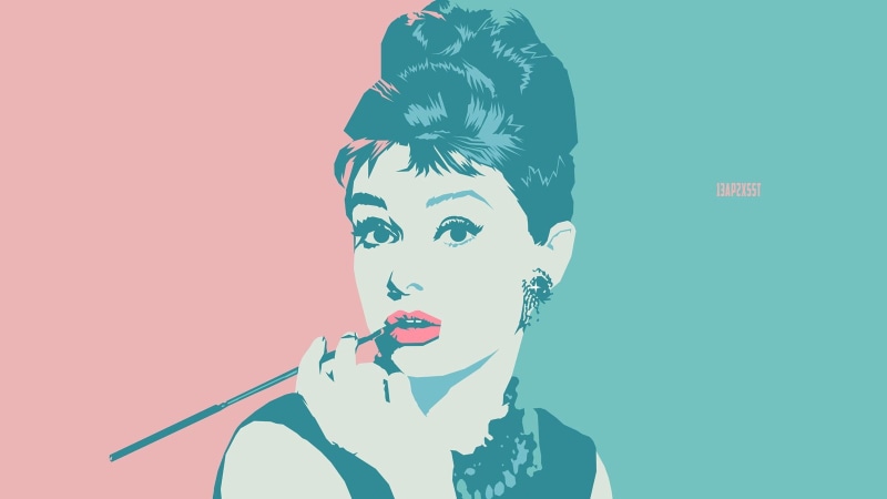 Audrey Hepburn, Actresses, 720P, Actress, Artistic, Celebrity, Portrait