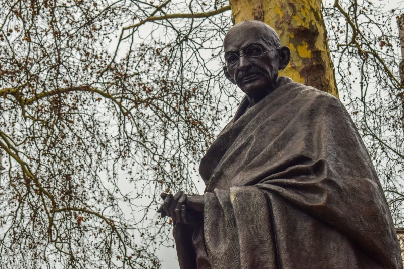 mahatma, leader, representation, man, park, famous, bare tree, tree, branch, sculpture, craft, spirituality, nature, day, art and craft, religion, indian