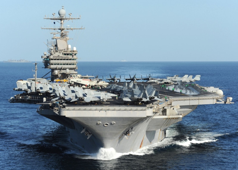 Aircraft Carrier, USS Abraham Lincoln (CVN-72), Warship, Warships, 1080P