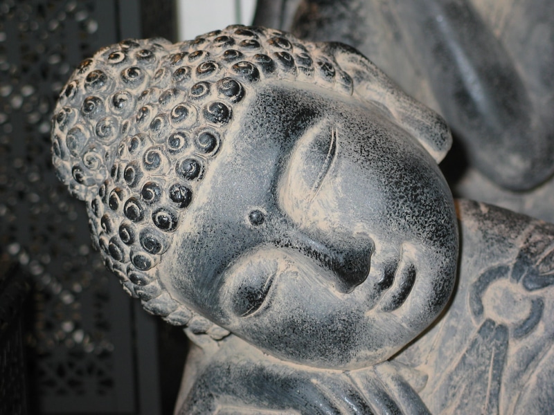 spiritual, black, metal, creativity, inner calm, sculpture, nap, close-up, old, 1080P, architecture, statuette, figure, yoga, silent, vietnamese, representation
