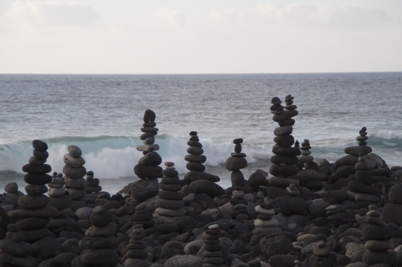 cairn, bank, stacked, recover, sea, layered, wellness, atmosphere, 5K, towers, stones, no people, pebble, steinig, day, sky, stone towers, tranquility