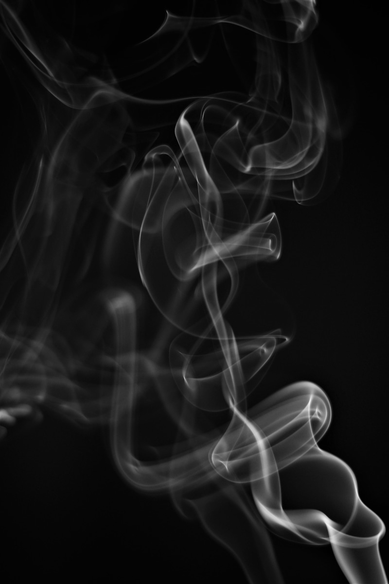 motion, natural pattern, vapour, flow, studio shot, smoke - physical structure, black background, white color, swirl, incense, air, vaping, indoors, flowing