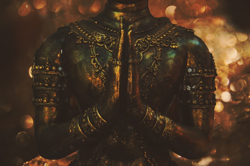 serenity, 5K, spirituality, pray, close-up, architecture, no people, meditation, religion, sculpture, building, digital composite, carving, composing