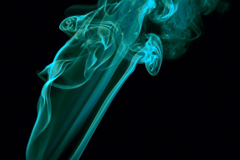 copy space, blue, background, burning, transparent, ethereal, swirl, smoke - physical structure, curve, scented, indoors, cut out, pattern, translucent