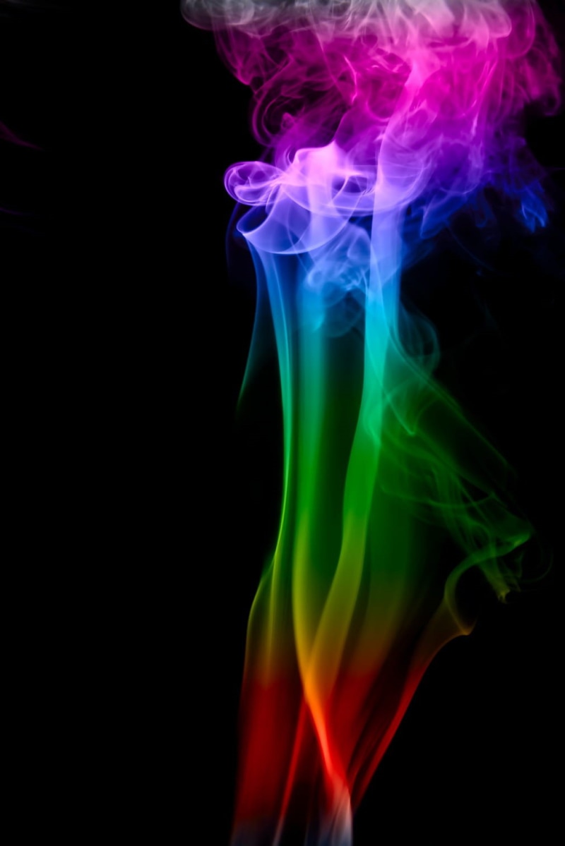 curve, changing form, scented, no people, transparent, close-up, smooth, motion, smoke, translucent, black, smoky, 720P, swirl, vibrant color, pattern