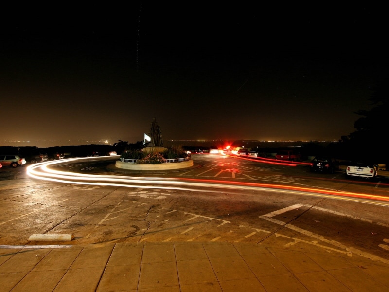 tail Light, city, highway, traffic, architecture, road, downtown District, multiple Lane Highway, motion, speed, asphalt, car, mode of transportation, transportation
