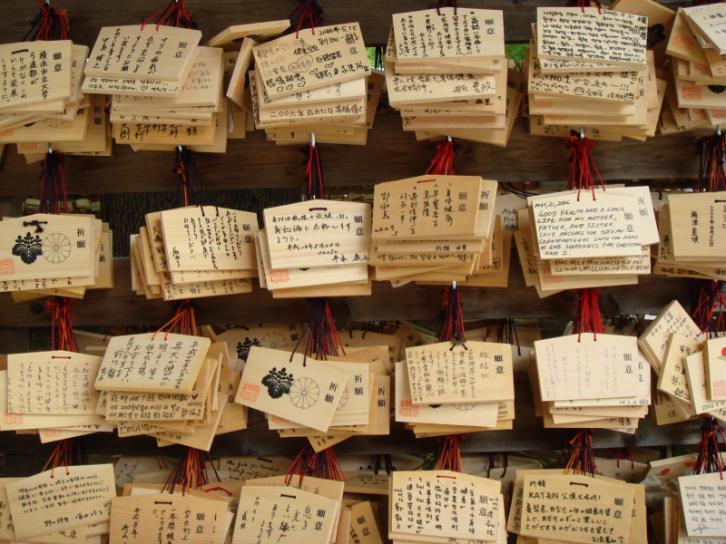belief, diary, brown, abundance, variation, text, shinto, spirituality, box, close-up, wood, cardboard, wood - material, backgrounds, script, large group of objects