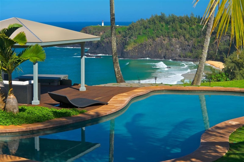 hawaii, luxu, 2K, lagoon, polynesia, hawaiian, paradise, swimming, tropical, blue, villa, exotic, island, view, ocean, kauai