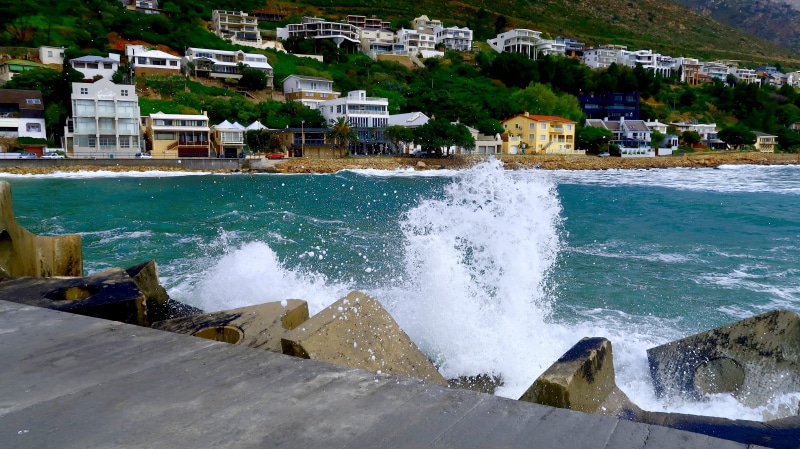 day, building exterior, built structure, sea, water, beauty in nature, architecture, cape town, breaking, splashing, ocean, nature, no people, hitting