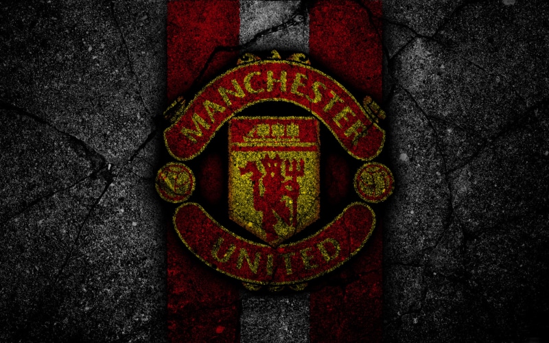 Logo, Manchester United F.C., Soccer, 4K