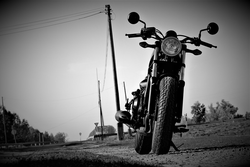 sky, motocross, cmx500, mode of transportation, vignette, stationary, nature, bicycle, transportation, low angle view, ride, motorcycle, riding, outdoors