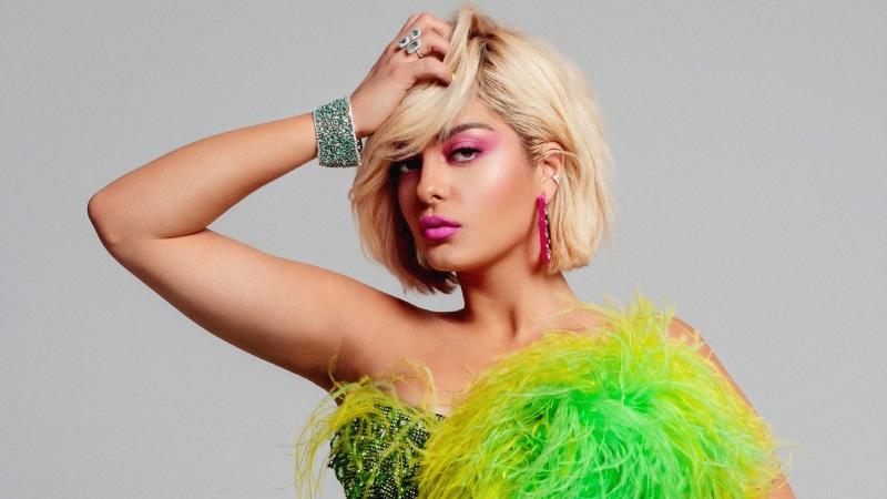 Short Hair, Bebe Rexha, 4K, Singers, Blonde, Lipstick, Singer, American