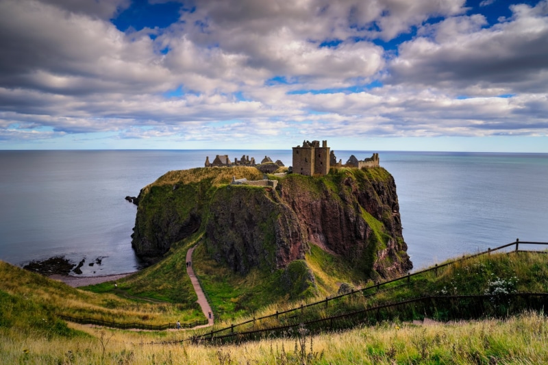 Nomadic, travel, Dunnottar Castle, castle, history, photo, landmark, 720P, historic, Sony, mirror, HDR, North  Sea, fort, sea, famous Place, dunnottar