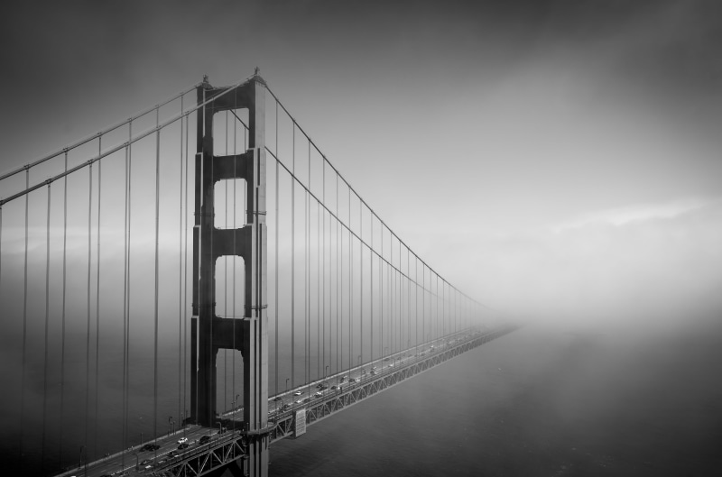 USA, famous Place, impressions, Art, bridge - Man Made Structure, suspension Bridge, architecture, golden  gate  bridge, gray, tamron, US, bridge, 4K