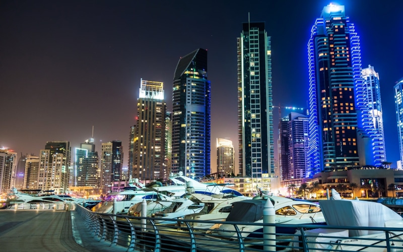 uae, dubai marina, 2K, dubai, marina, view
