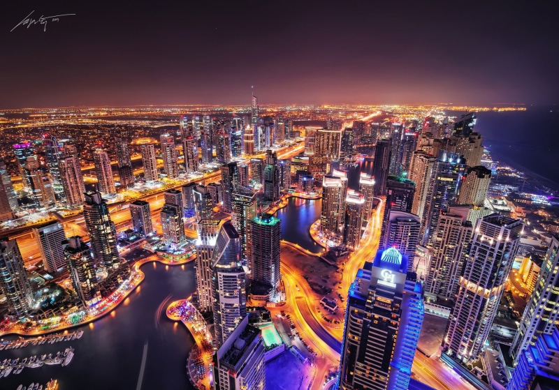 huangpu River, skyline, neon Light, tourism, night, the evening, landscape, built Structure, no people, Dubai, residential district, shanghai, city Life