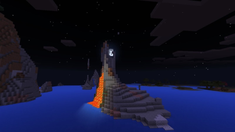 architecture, Minecraft, building exterior, built structure, the way forward, architectural column, direction, water, screenshot, game, lighting equipment