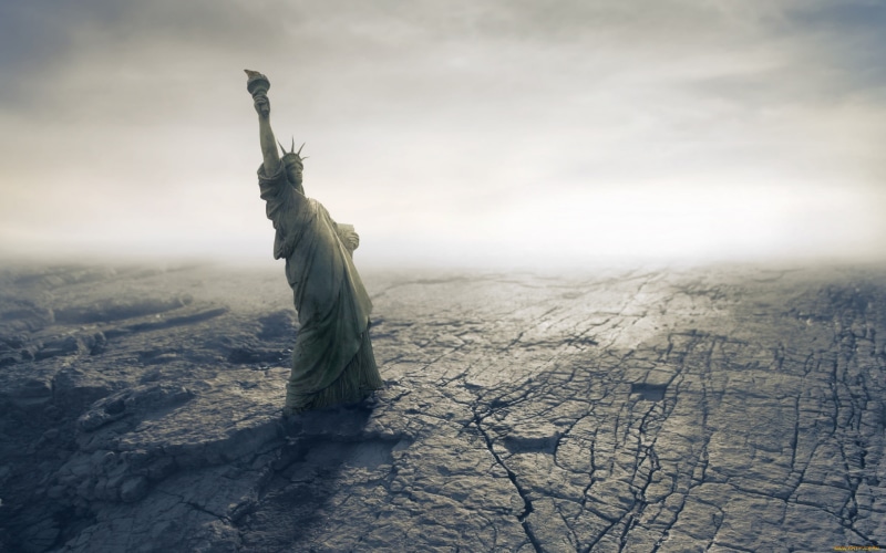 land, sky, liberty, no people, female likeness, human representation, tranquility, environment, 2K, tranquil scene, render, non-urban scene, representation