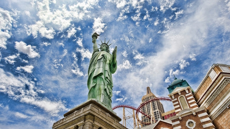 old, no people, spirituality, city, sky, art and craft, hdr, liberty, york, day, 1080P, church, new, sculpture, statue, low angle view, religion, the past