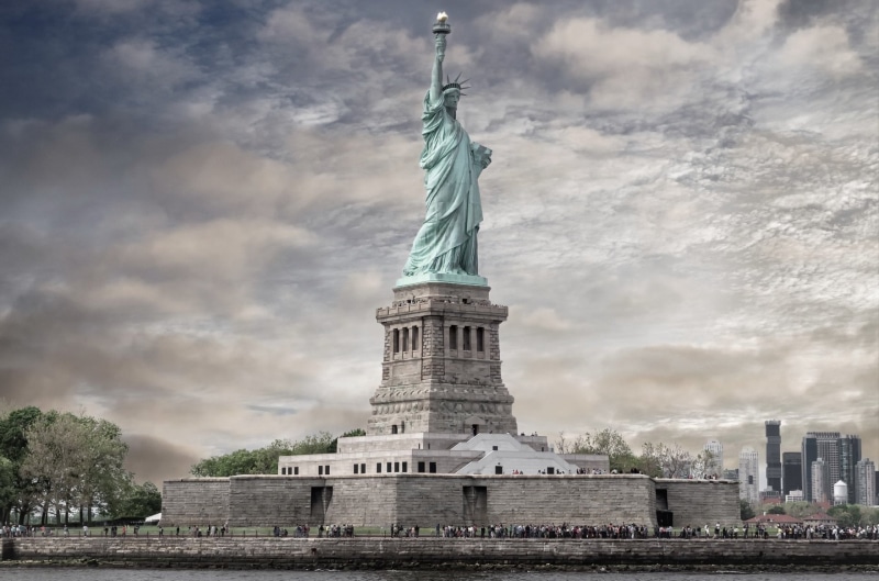 Statue of Liberty, USA, Monument, Statue, 1080P, New York, Man Made