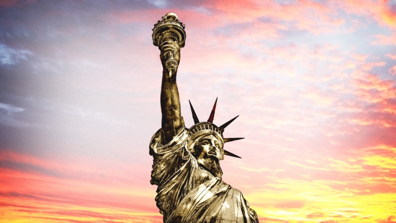 liberty, creativity, 1080P, travel destinations, sky, human representation, statue, representation, travel, Statue of Liberty, nature, architecture, low angle view
