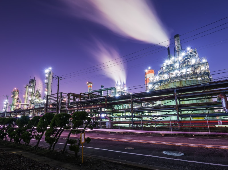 cloud - sky, industrial district, Japan, long exposure, electricity, Artistic, industry, Reyes, industrialpark, Kawasaki, factory, building exterior, transportation